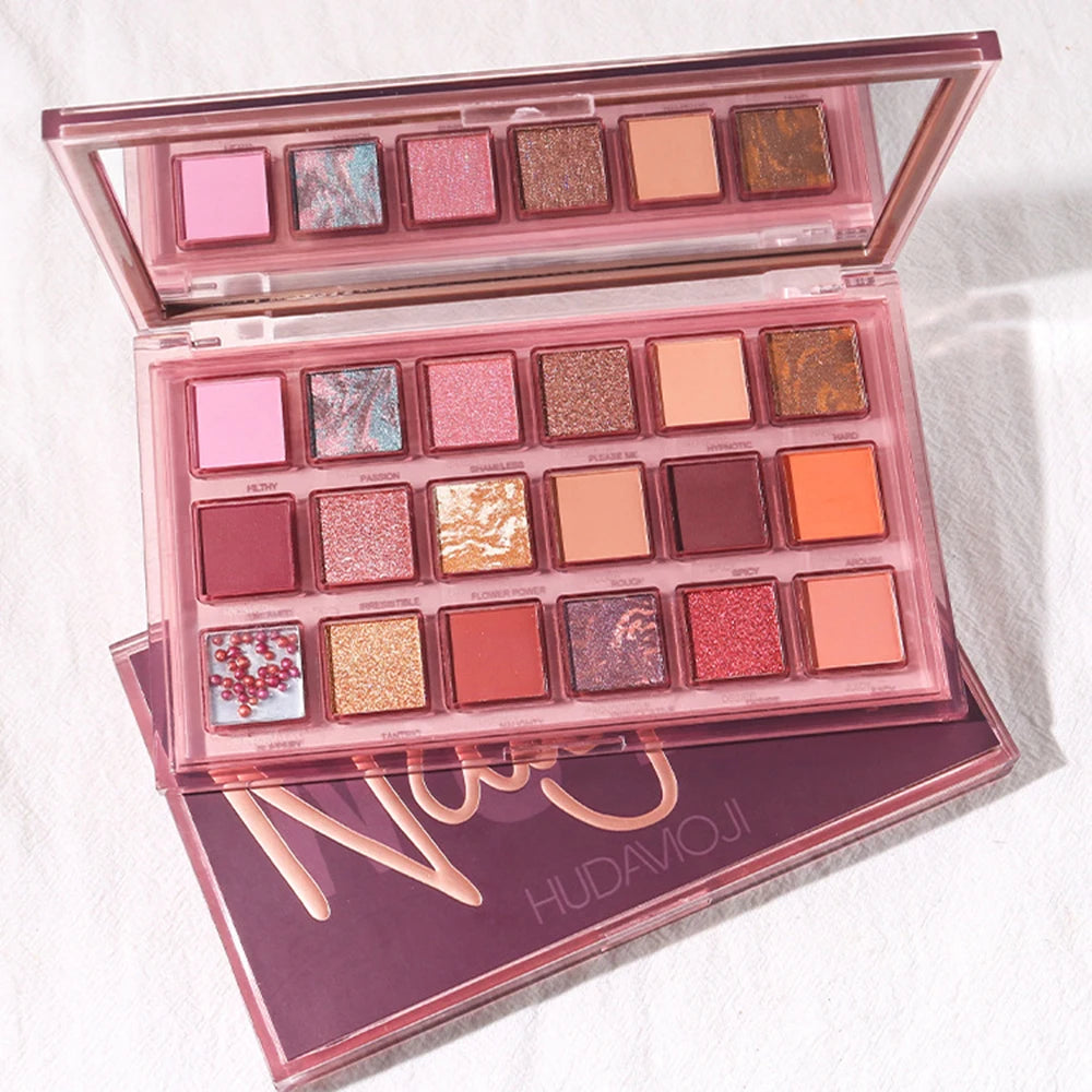 NAUGHTY 18 Colors Pomegranate Eyeshadow Palette